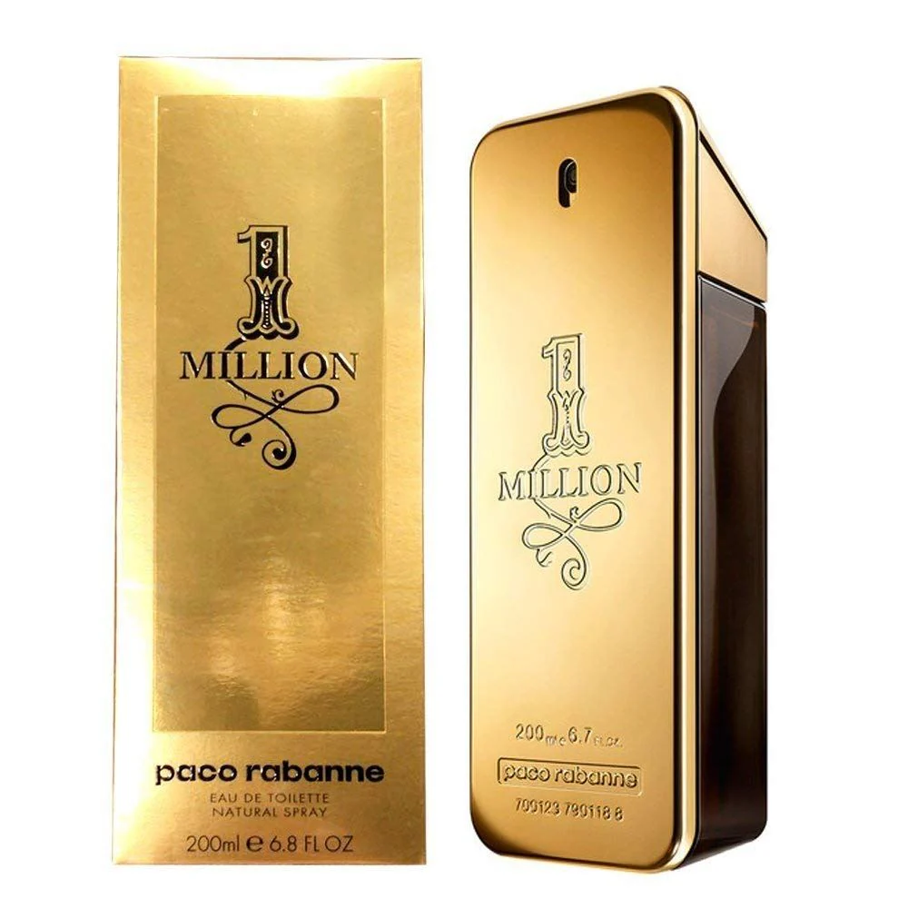 Paco Rabanne- One Million Fragrance for Man Edt 200ml פאקו רבן פרגרנס בושם לגבר